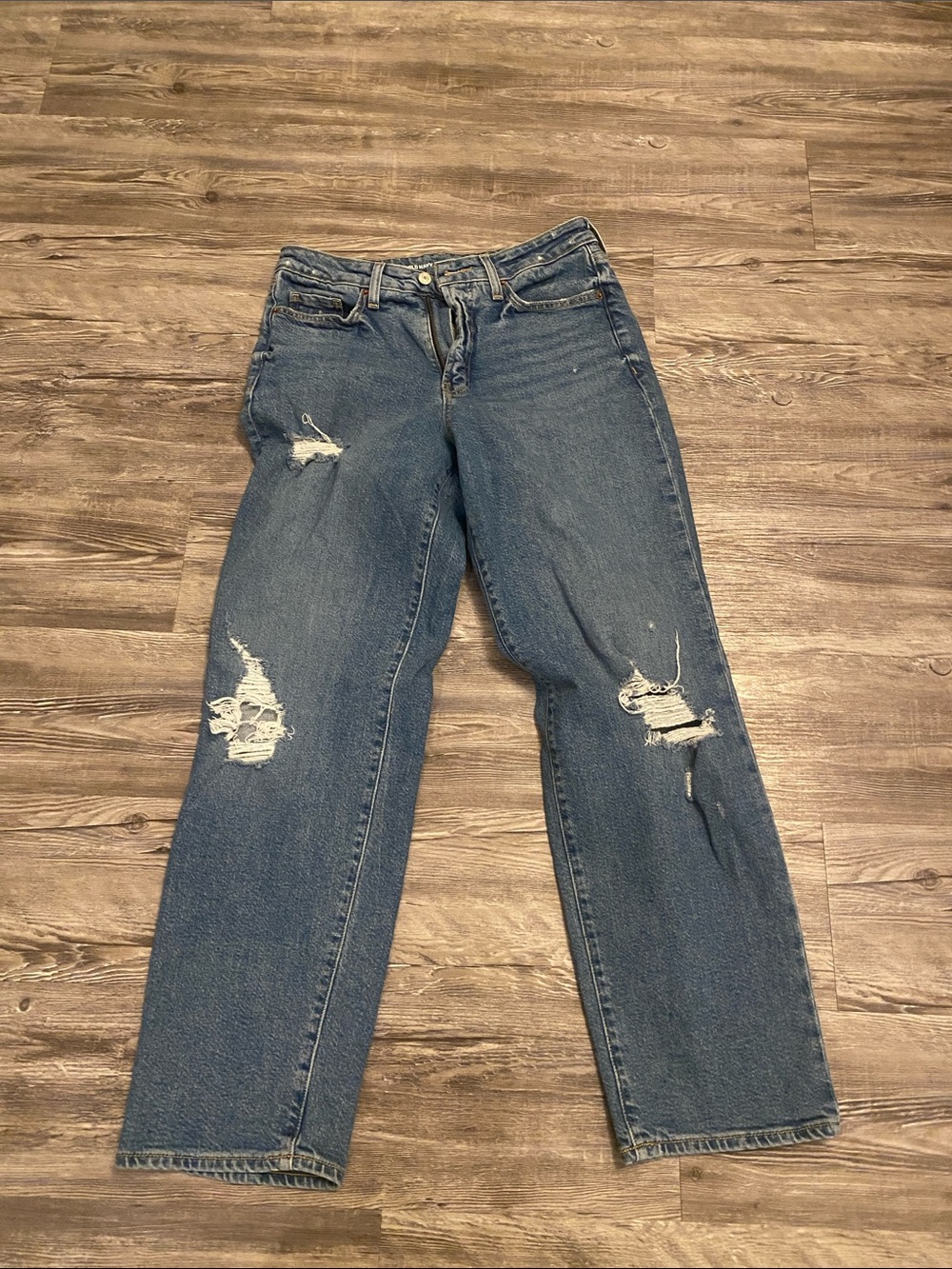 Old Navy Distressed OG Loose Women’s Jeans